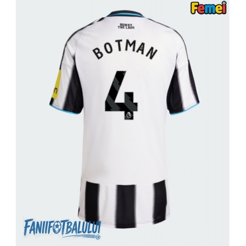 Newcastle United Sven Botman #4 Tricou Fotbal Replică 2025-26 Femei Acasa Newcastle United Sven Botman #4 Tricou Fotbal Replică 2025-26 Femei Acasa